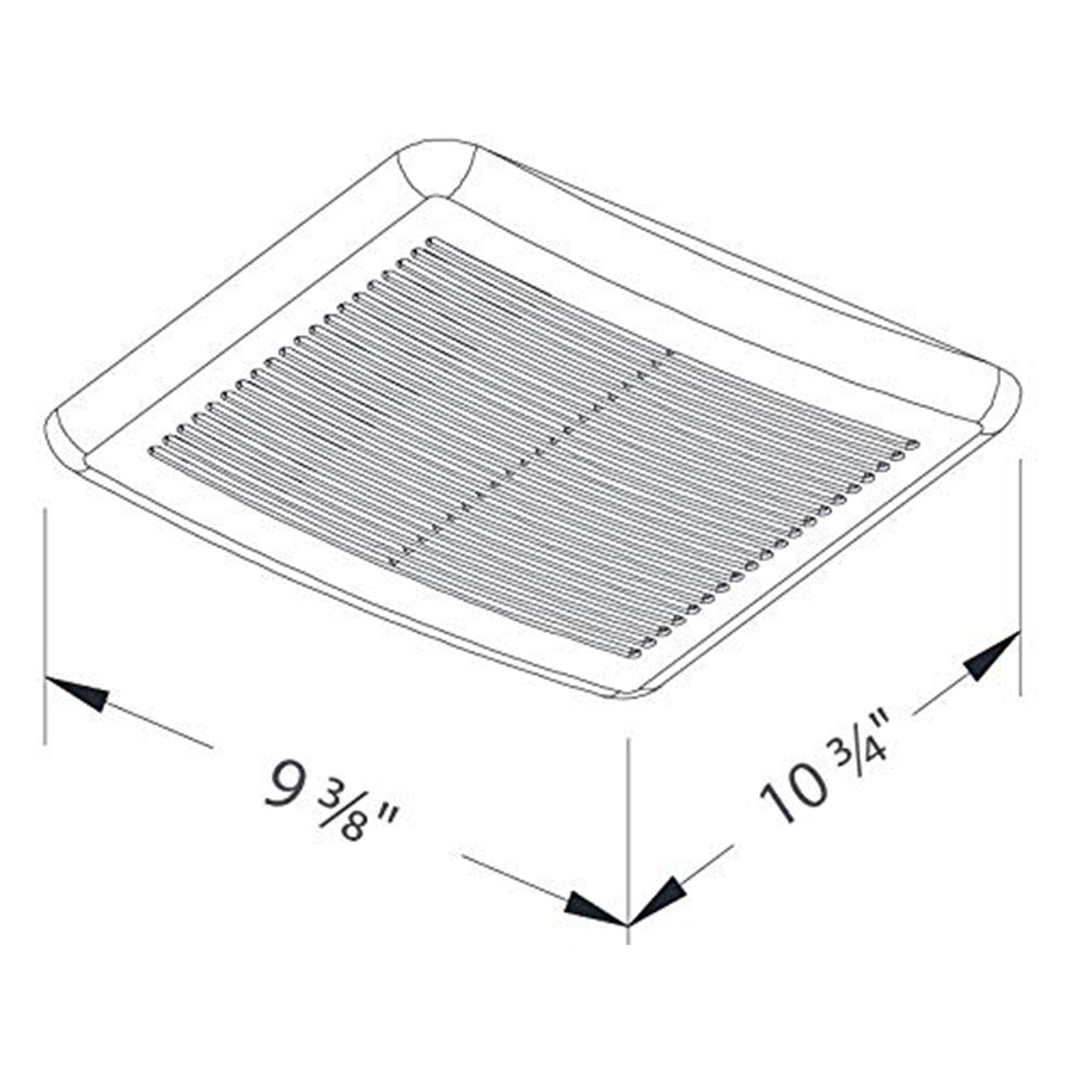 Delta Breez Exhaust Bathroom Fan 70 CFM with Dual Speed, White (Open Box)