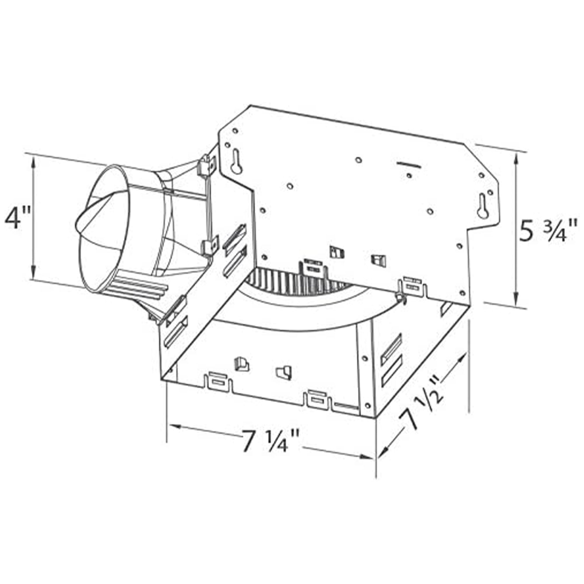 Delta Breez Integrity Exhaust Bathroom Fan 80 CFM w/Humidity Sensor, White(Used) - VMInnovations