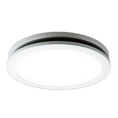 Delta Breez Integrity 100 CFM Exhaust Fan, LED Edge-Lit Panel, White (Open Box) - VMInnovations