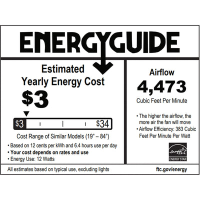 Delta Breez Rio Vista 60" Ceiling Fan with LED, Remote, Indoor/Outdoor, White - VMInnovations