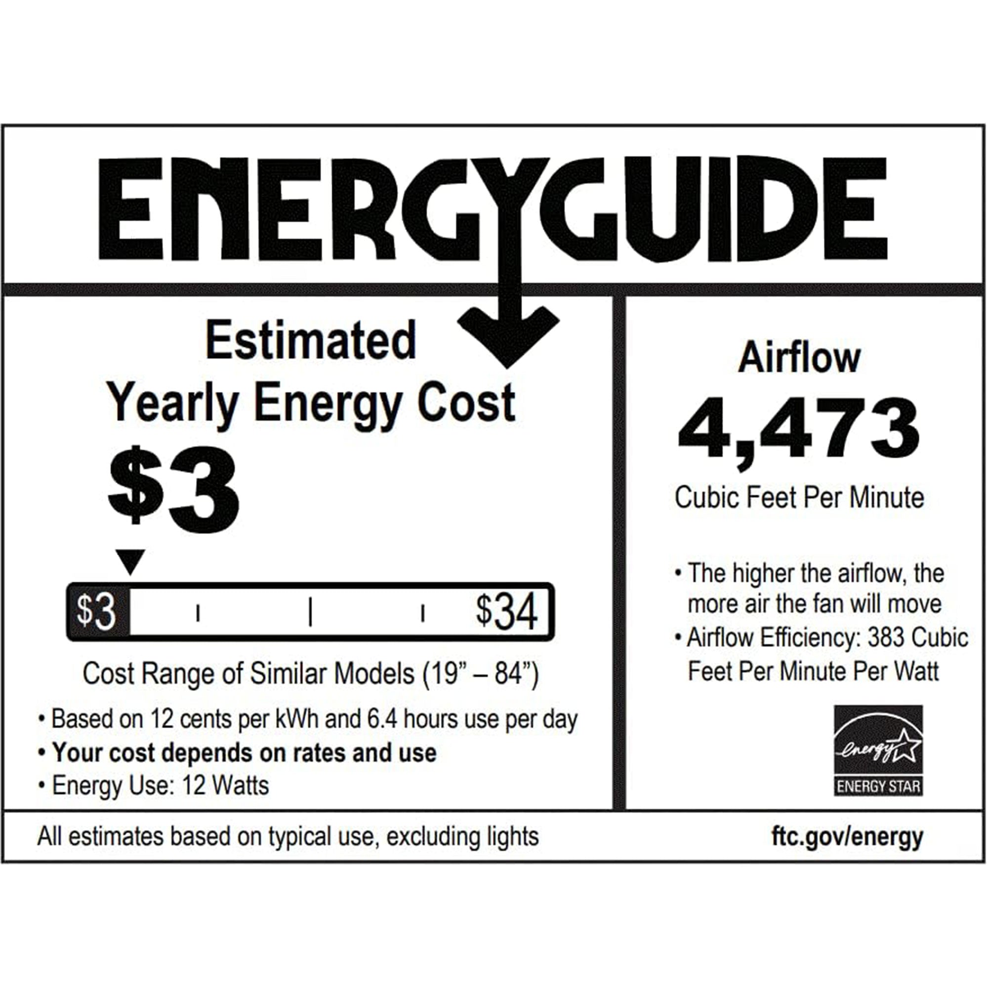 Delta Breez RioVista 60" Ceiling Fan with LED, Remote, Indoor/Outdoor, Black - VMInnovations