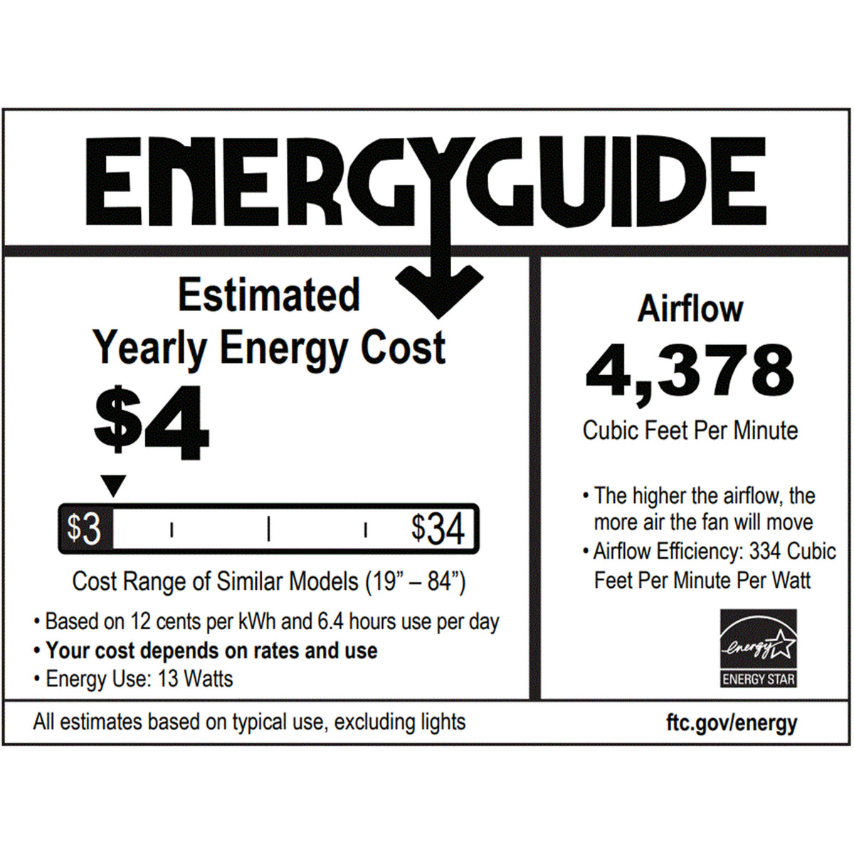 Delta Breez Pleasanton 60" Ceiling Fan with LED, Remote, Indoor/Outdoor, White