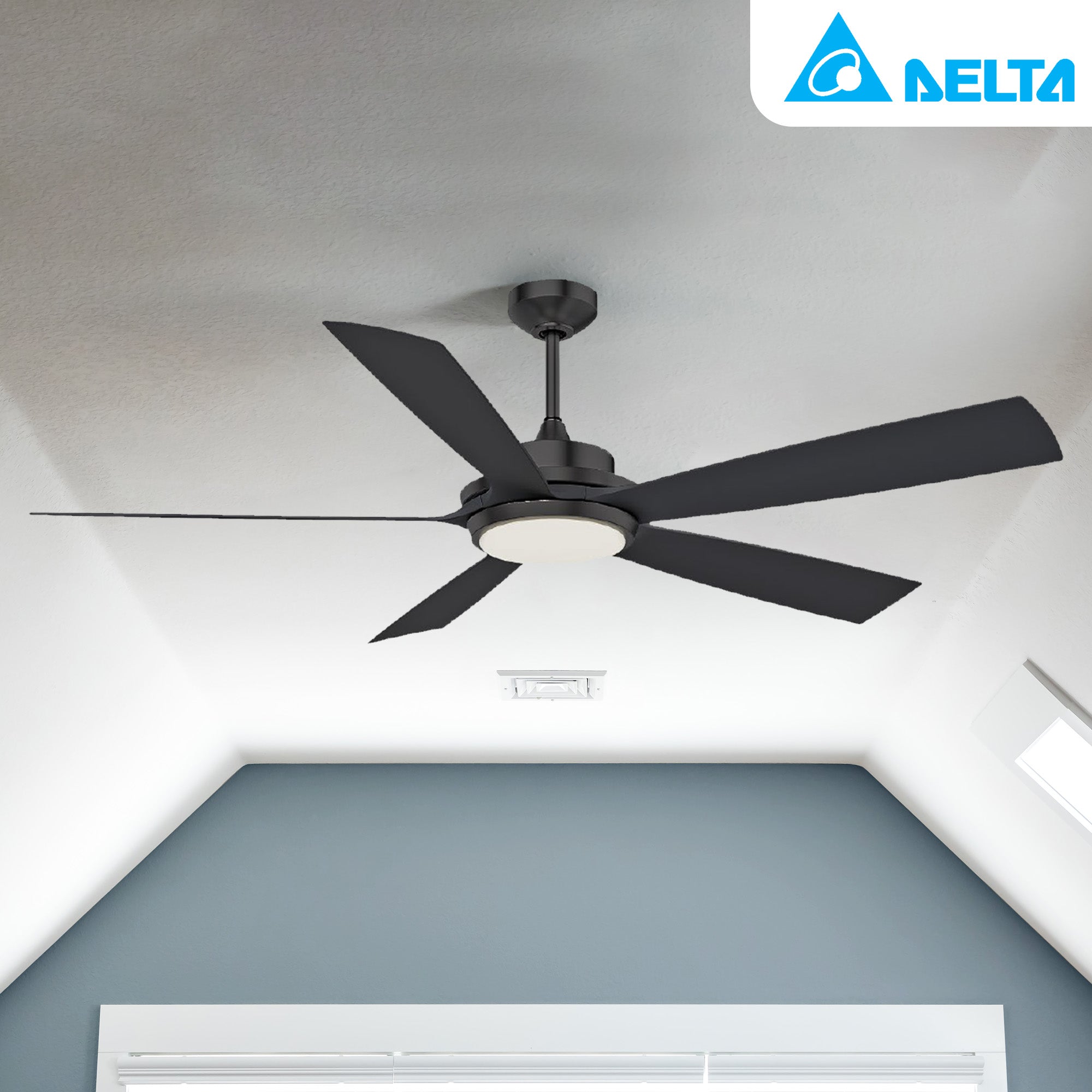 Delta Breez Pleasanton 72" Ceiling Fan w LED, Remote, Indoor/Outdoor (Used) - VMInnovations