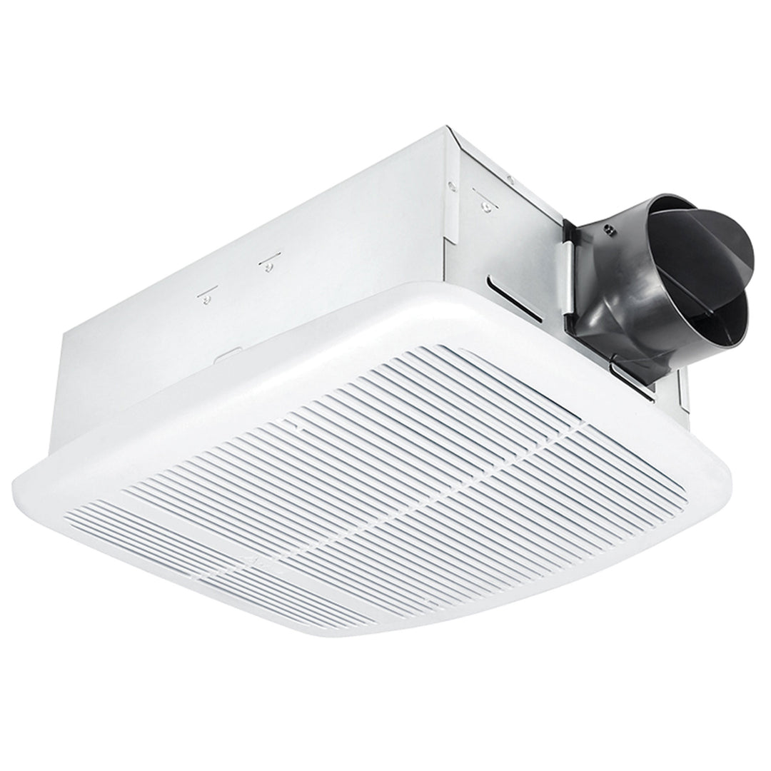 Delta Breez Exhaust Bathroom Fan 80 CFM w/Built-In Heater, White (Open Box)
