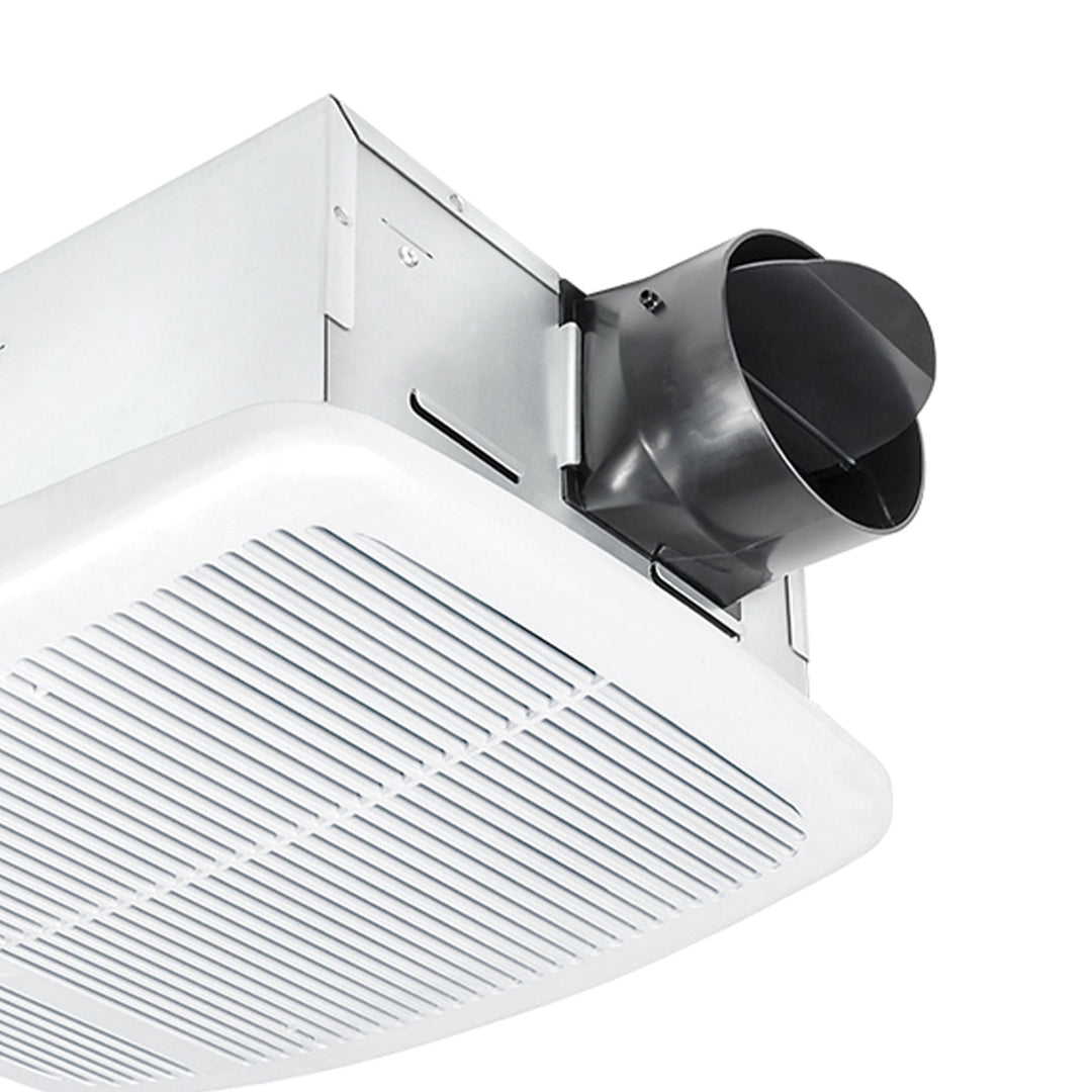 Delta Breez Exhaust Bathroom Fan 80 CFM w/Built-In Heater, White (Open Box)