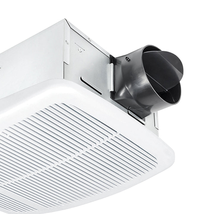 Delta Breez Exhaust Bathroom Fan 80 CFM w/Built-In Heater, White (Open Box)