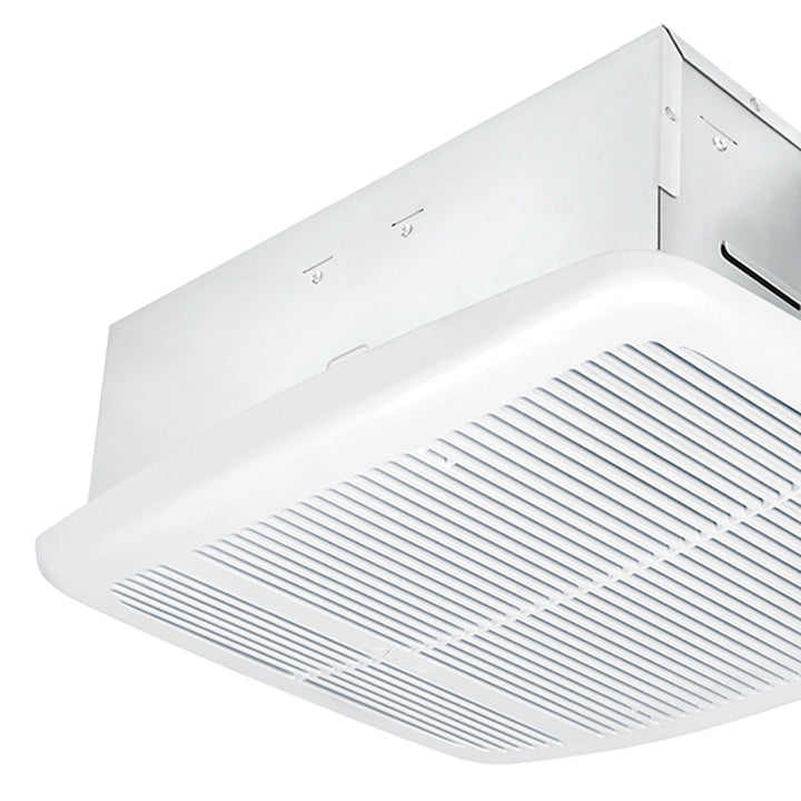 Delta Breez Radiance Exhaust Bathroom Fan 80 CFM with Built-In Heater, White