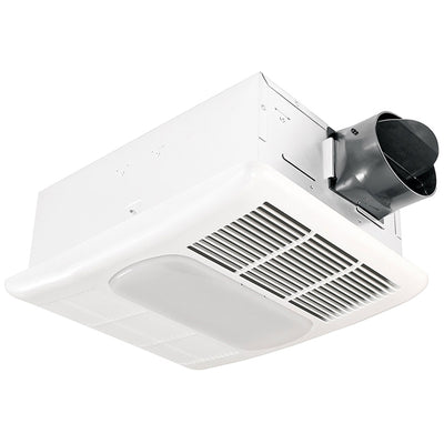 Delta Radiance Exhaust Bath Fan 80 CFM w/Built-In Light & Heater,White(Open Box)