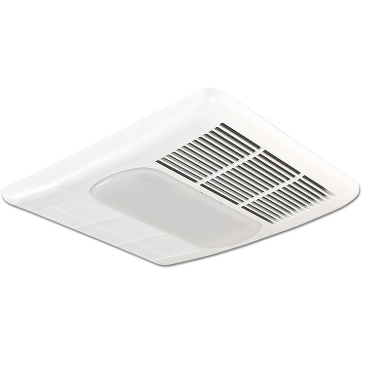 Delta Breez Radiance Exhaust Bath Fan 80 CFM with Built-In Light & Heater, White - VMInnovations