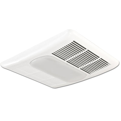 Delta Breez Exhaust Bath Fan 80 CFM w/Built-In Light & Heater, White (Used)