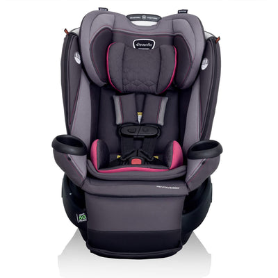 Evenflo Extend Rotational All in 1 Convertible Car Seat, Rowe Pink (Open Box)