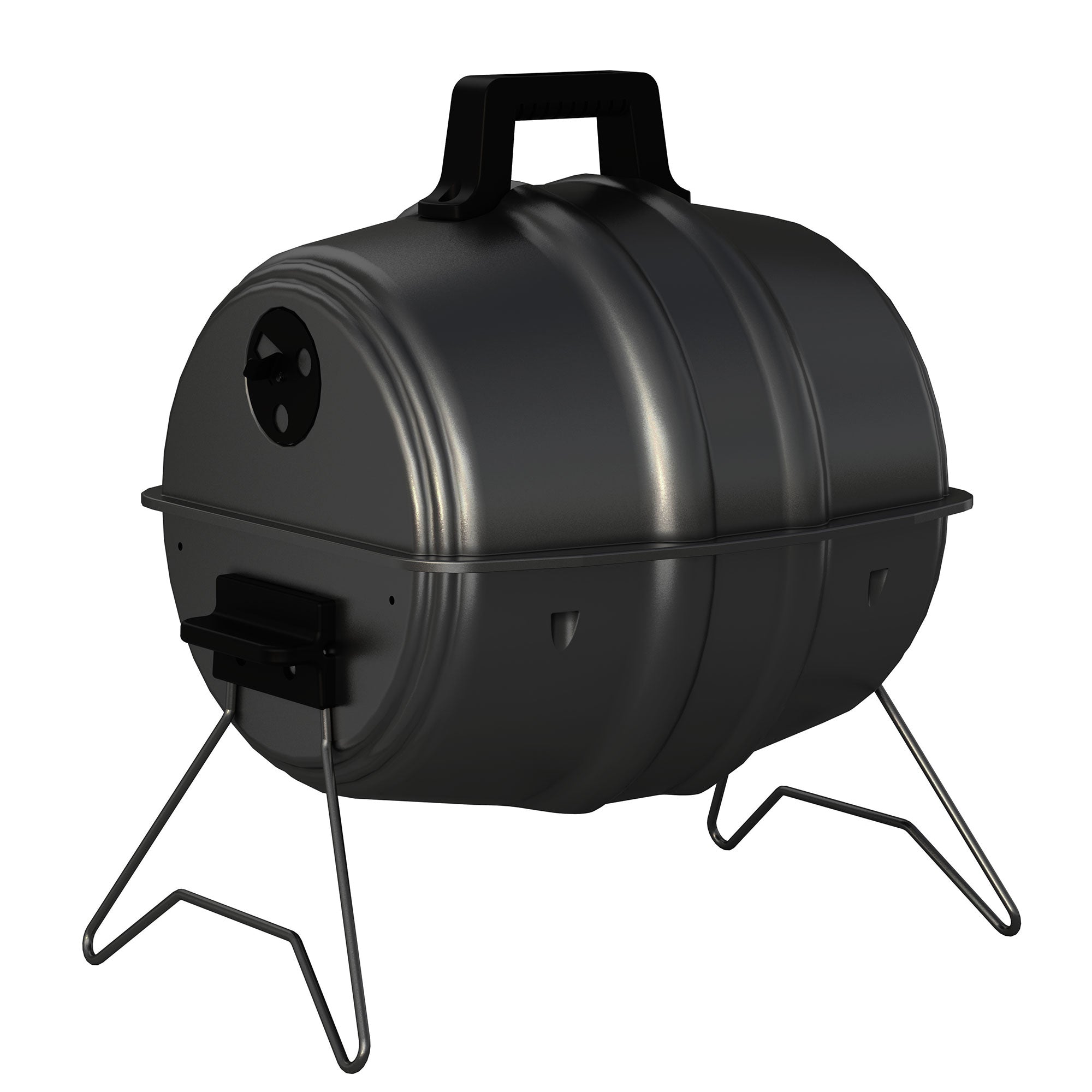 Americana Grills Keg A Que Charcoal BBQ Portable Grill, 186 Square In (Open Box) - VMInnovations