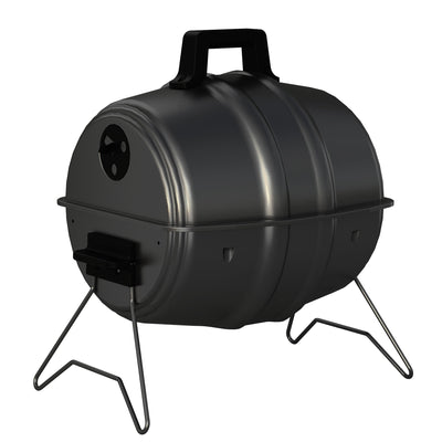 Americana Grills Keg A Que Charcoal BBQ Portable Grill, 186 Square In (Open Box) - VMInnovations