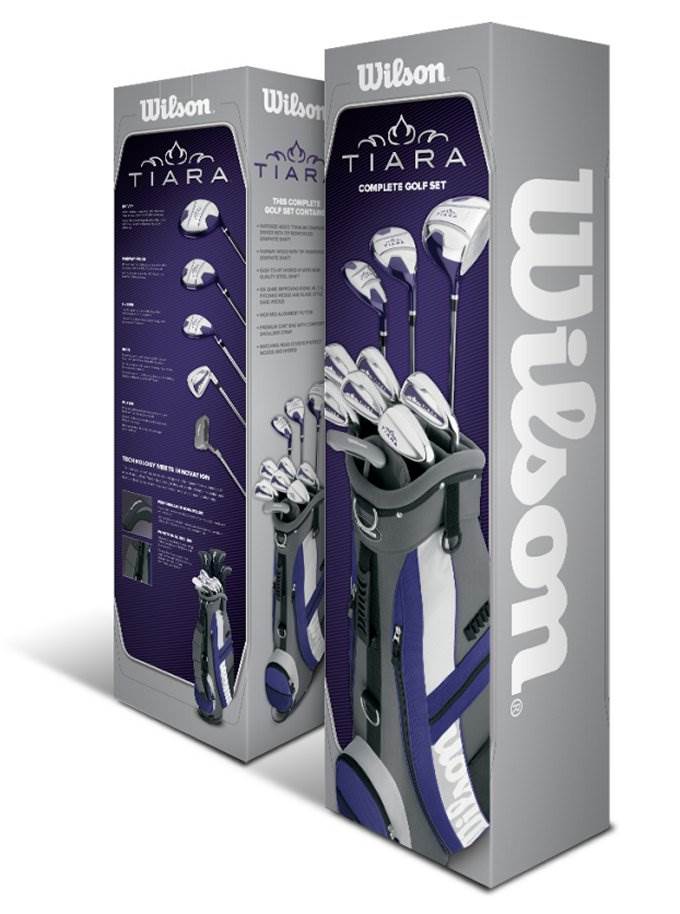 WILSON TIARA Womens Right Handed Complete Golf Club Set - Missing Bag