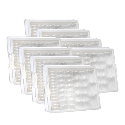 Elizabeth Ward Bead Storage Solutions 45 Piece Craft Supplies Organizer, 8 Pack - VMInnovations