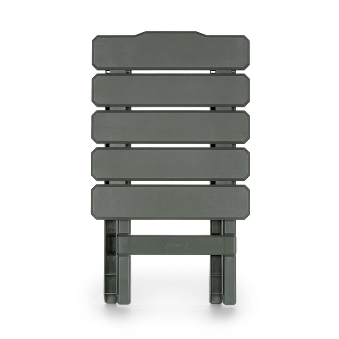 Camco Adirondack Camping Small Plastic Folding Side Table, Sage (2pk) (Open Box) - VMInnovations