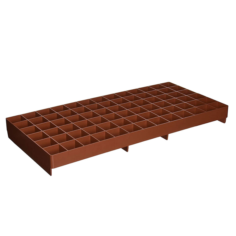Hydrofarm Grodon Double-Sided Terracotta Gro-Smart Tray with 78 Cells, 2 Pack