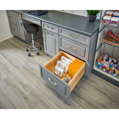 Rev-A-Shelf Kitchen Drawer Lid Organizer for Drawer Peg Boards, 2 Pack, Chrome - VMInnovations
