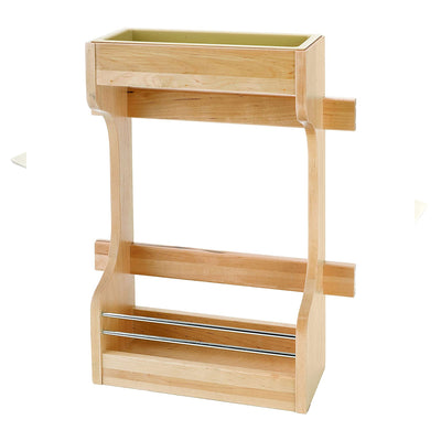 Rev-A-Shelf 30" Door Mount Sink Base Cabinet Storage Organizer, 2 Pack, Wood