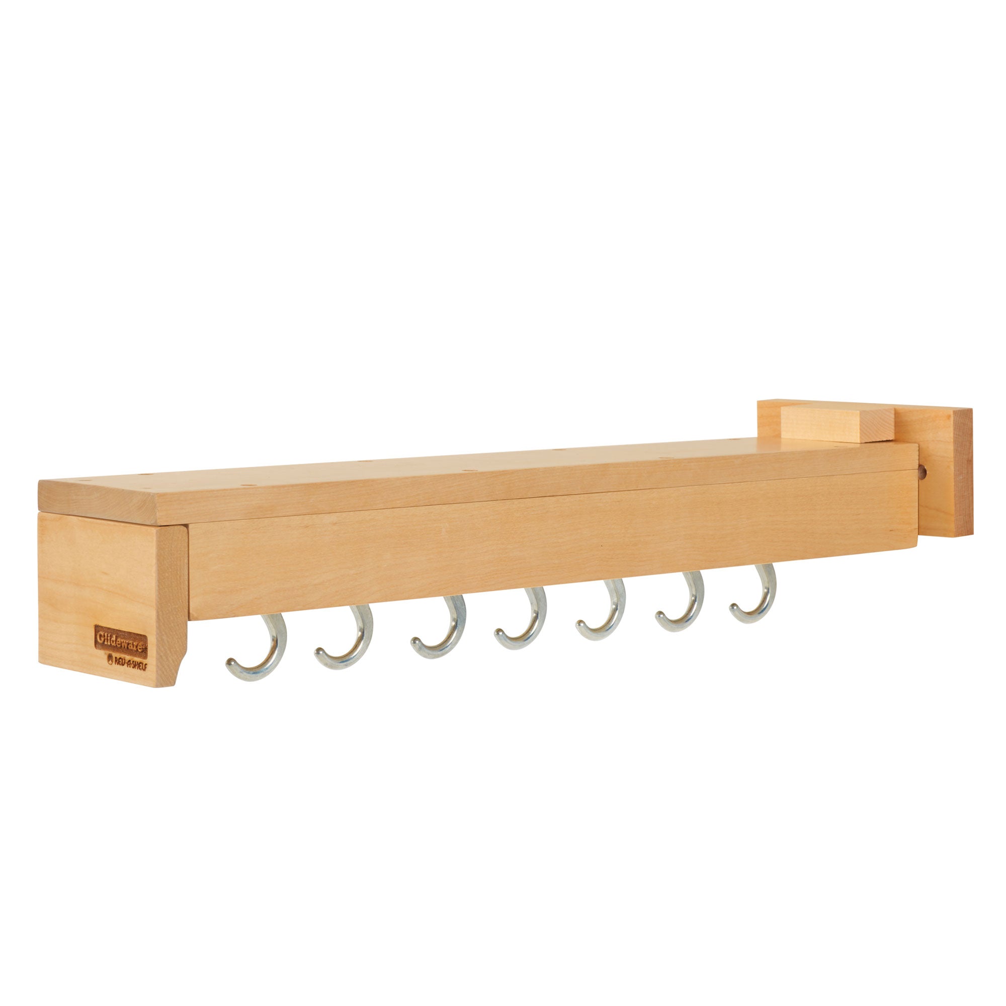 Rev-A-Shelf Pullout Organizer Hooks w/Ball Bearing Slide System, 2 Pack, Natural - VMInnovations