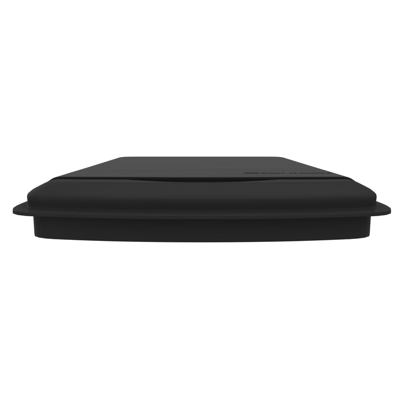 Rev-A-Shelf 50 Qt Pull Out Trash Can Replacement Lid, 2 Pack, Black (Lid Only)