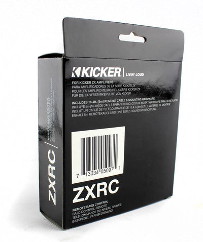 KICKER ZXRC Bass Remote Control Knob For ZX Amplifiers Amps 10ZXRC - Used