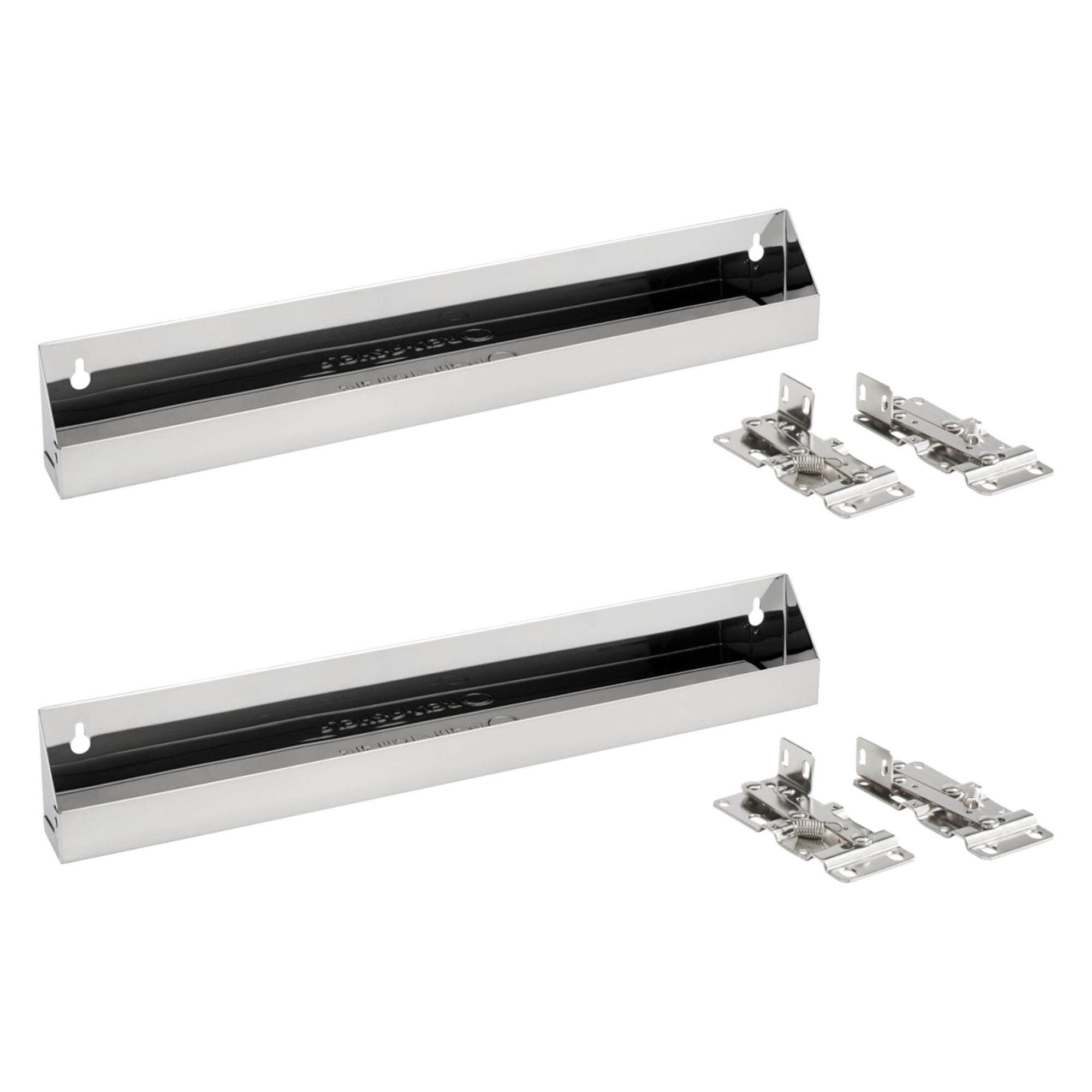 Rev-A-Shelf 19" Front Tip-Out Sink Kitchen Tray Organizer, 6541-19-52, 2 Pack - VMInnovations