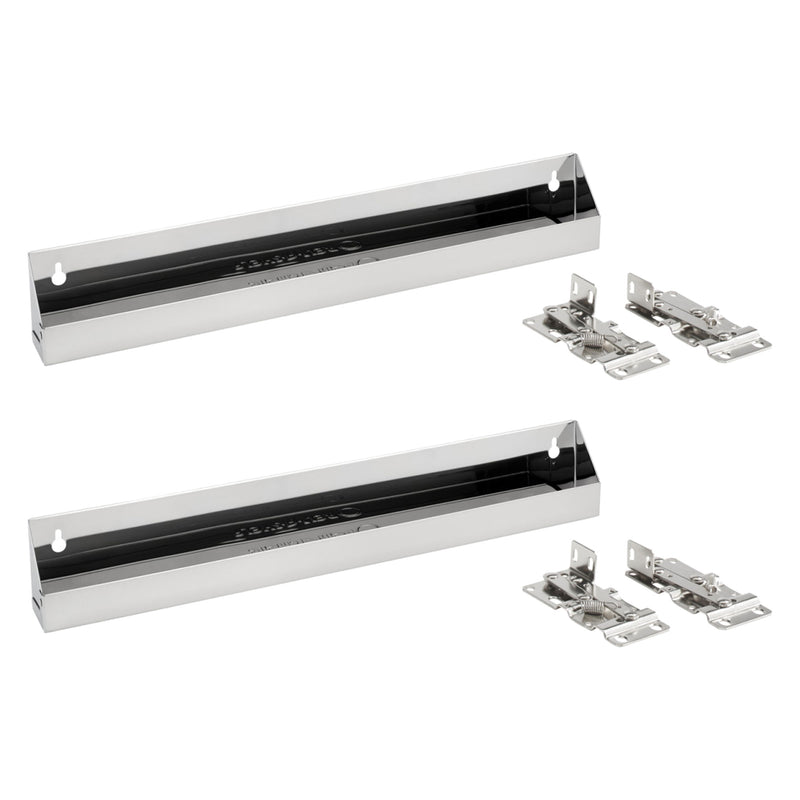 Rev-A-Shelf 19" Front Tip-Out Sink Kitchen Tray Organizer, 6541-19-52, 2 Pack