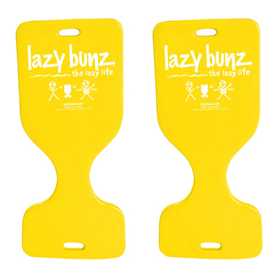 TRC Recreation Lazy Bunz Foam Saddle Swimming Pool Lounger Float, 2 Pack, Yellow