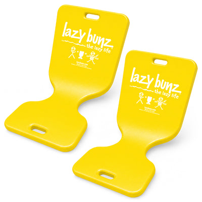 TRC Recreation Lazy Bunz Foam Saddle Swimming Pool Lounger Float, 2 Pack, Yellow - VMInnovations