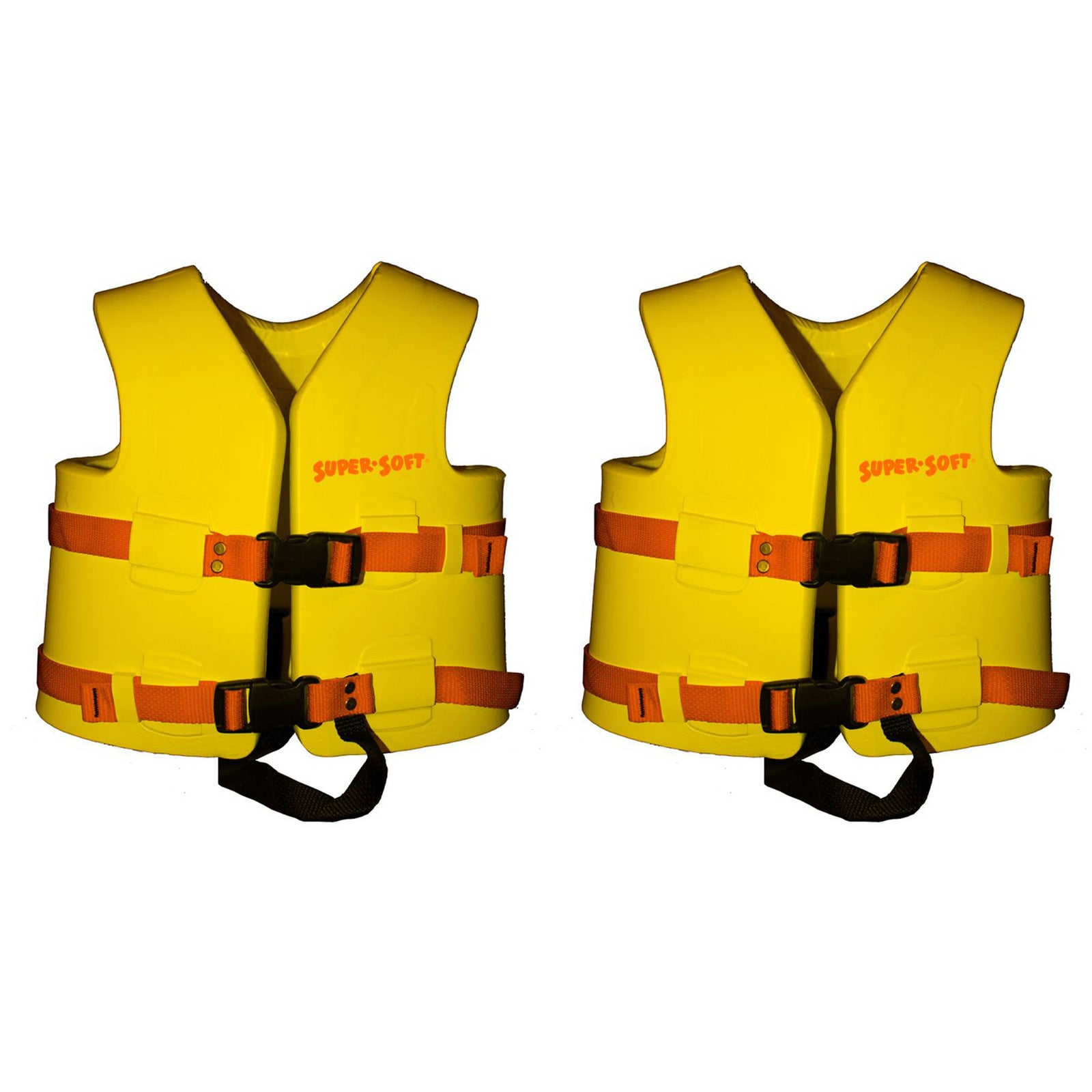 TRC Recreation Super Soft Child Life Jacket Safety Vest, X Small, 2 Pack, Yellow - VMInnovations