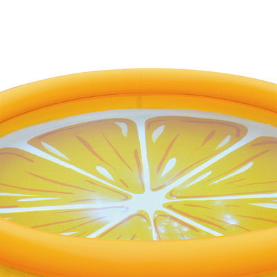 JLeisure 5' x 16.5" 3D Inflatable Outdoor Backyard Kiddie Pool, 6 Pack, Orange