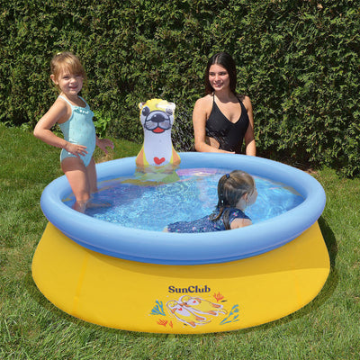 JLeisure 5' x 16.5" Sea Otter Inflatable Outdoor Above Ground Kid Pool, 6 Pack - VMInnovations