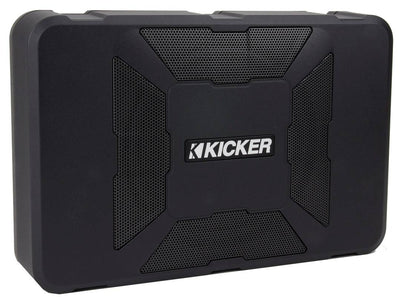 KICKER 11HS8 8" 150W Hideaway Car Audio Powered Subwoofer Sub Enclosure (4 Pack)