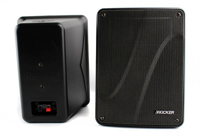 KICKER KB6000 6.5" Black Full Range Indoor/Outdoor/Marine Speakers (Open Box)