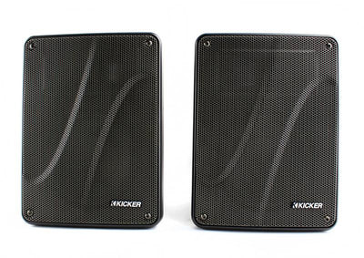 KICKER KB6000 6.5" Black Full Range Indoor/Outdoor/Marine Speakers (Open Box)
