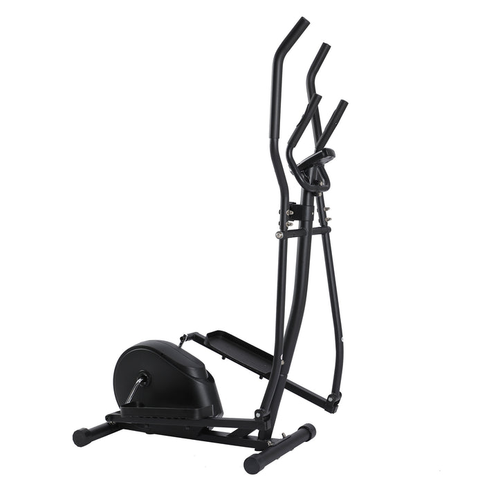 HolaHatha Magnetic Elliptical Machine for Home, Full Body Cardio Trainer, Black - VMInnovations