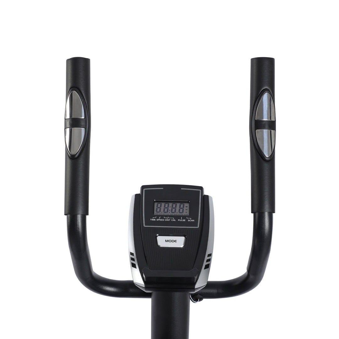 HolaHatha Magnetic Elliptical Machine for Home, Full Body Cardio Trainer, Black - VMInnovations