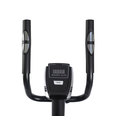 HolaHatha Magnetic Elliptical Machine for Home, Full Body Cardio Trainer, Black