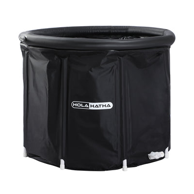 HolaHatha 120 Gal Water Ice Bath Tub, Portable Plunge Recovery Tub w/Lid (Used) - VMInnovations