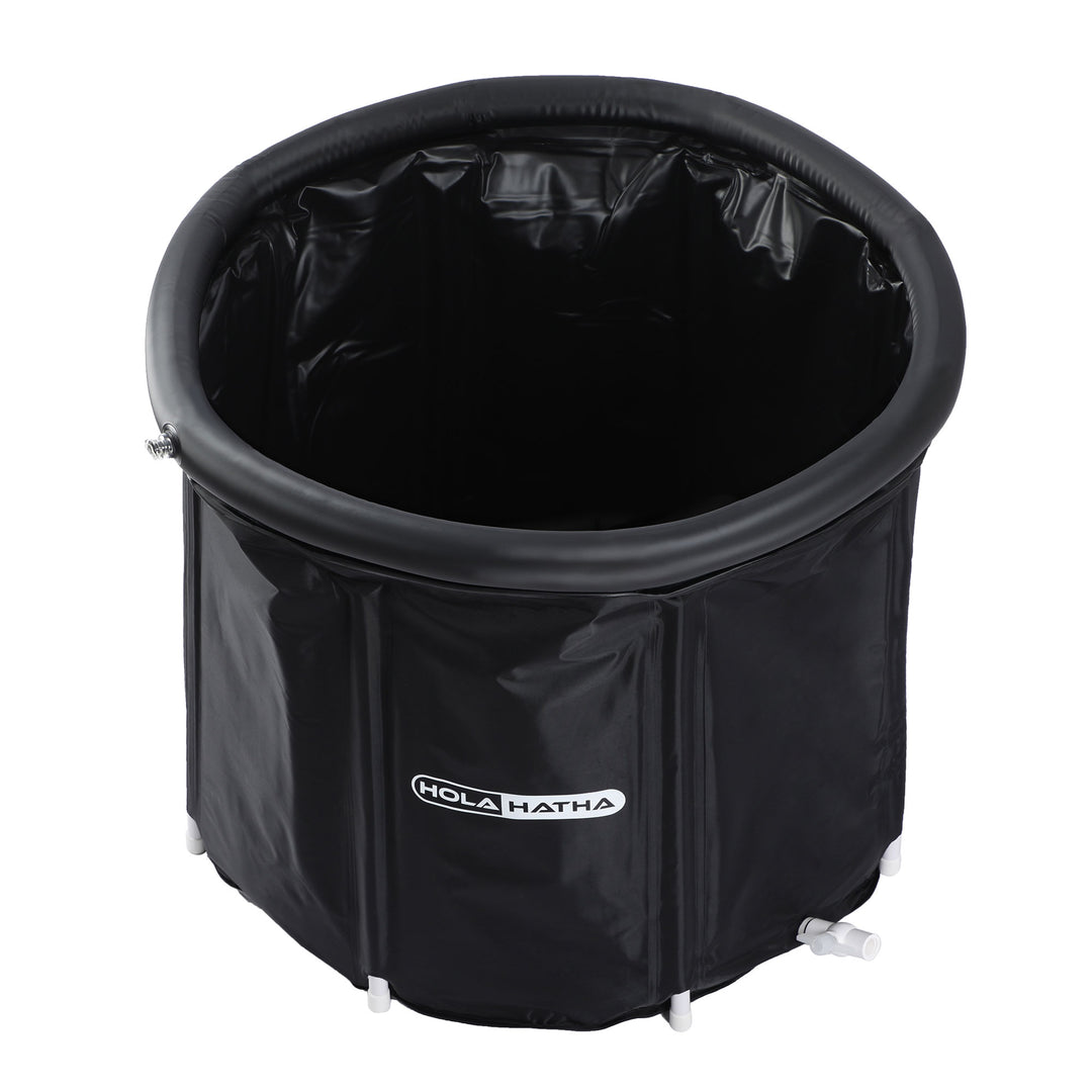 HolaHatha 120 Gal Cold Water Ice Bath Tub, Plunge Recovery Tub w/Lid (Open Box)