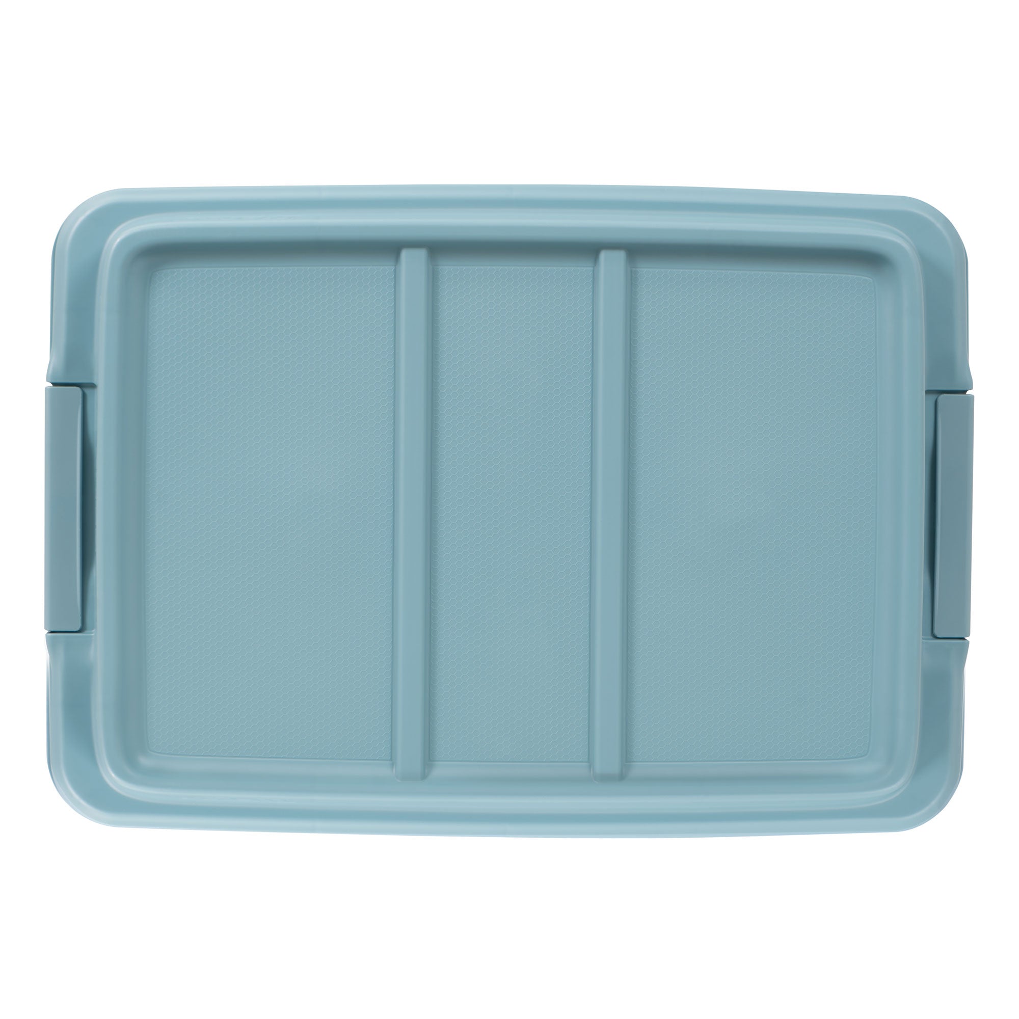 Hefty 18 Qt Hi-Rise Stackable Plastic Storage Bin w/Lid, 8pk, Blue (Open Box) - VMInnovations