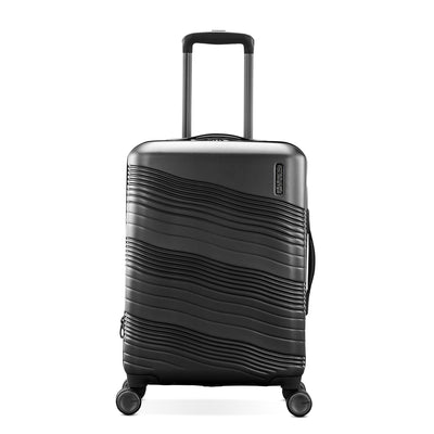 American Tourister ColorLite II 2 Piece Hard Side Luggage Set with Wheels, Black