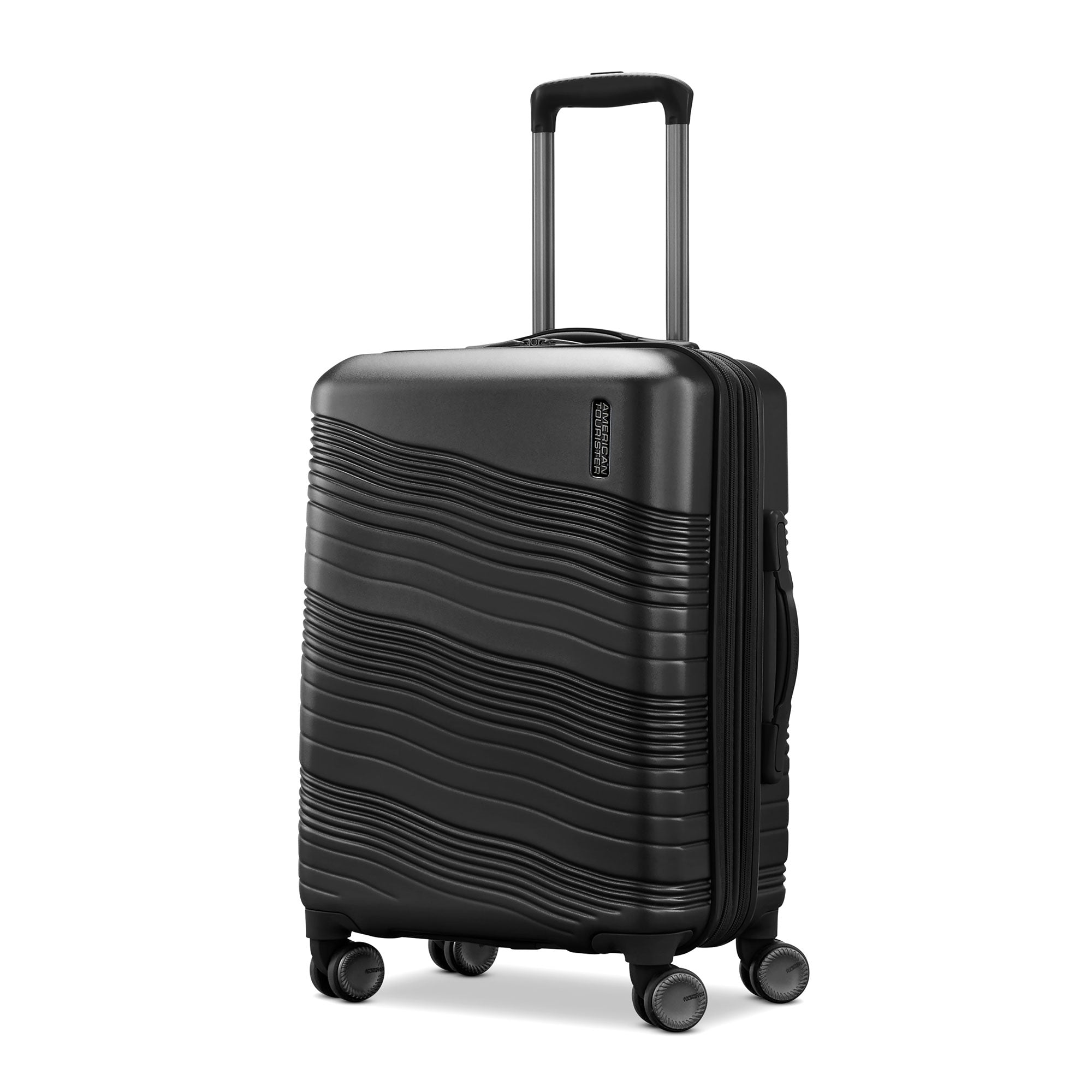 American Tourister ColorLite II 2 Piece Hard Side Luggage Set with Wheels, Black