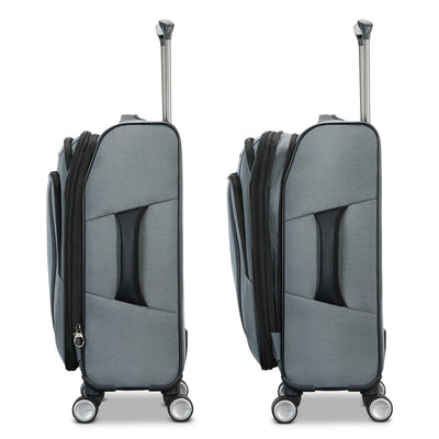 American Tourister Dash XLT 2 Piece Carry On and Large Spinner Luggage, Graphite - VMInnovations