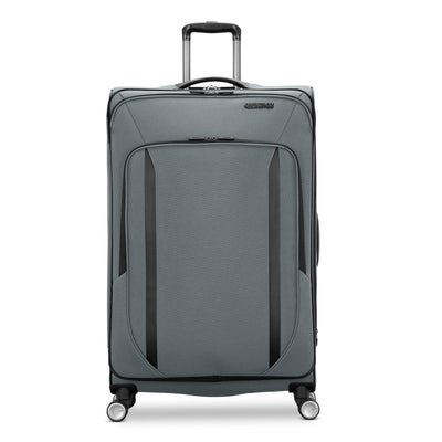 American Tourister Dash XLT 2 Piece Carry On and Large Spinner Luggage, Graphite - VMInnovations