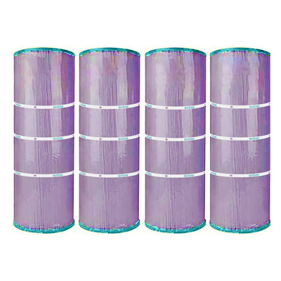 Hurricane Filters HF7477-04P Purple Spa Cartridge Replacement, 4 Pack (Open Box)