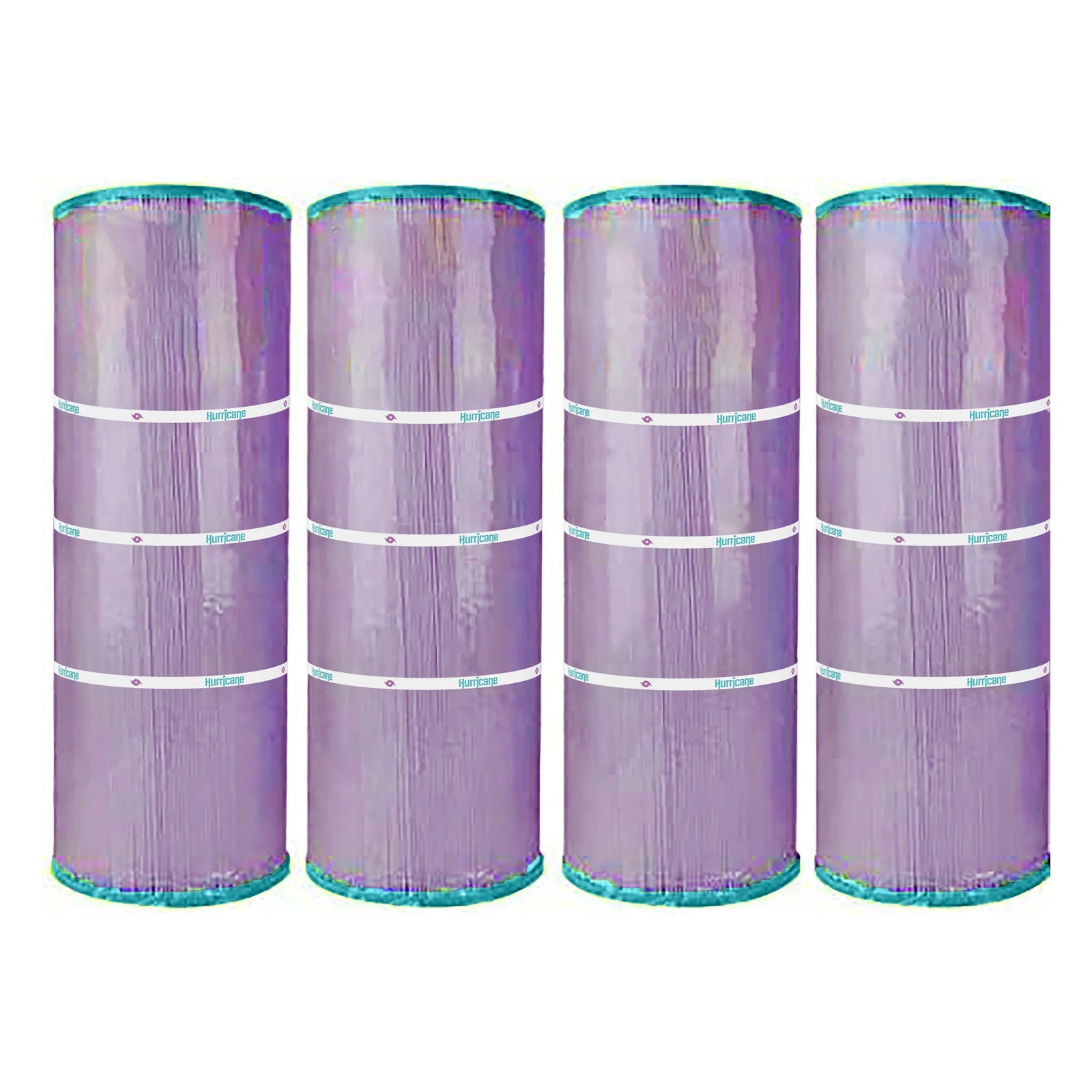 Hurricane Filters HF7477-04P Purple Spa Cartridge Replacement, 4 Pack (Open Box) - VMInnovations