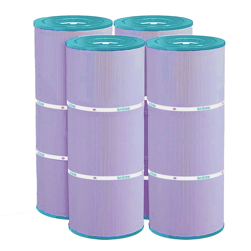 Hurricane Filters HF56SV-04P Platinum Purple Spa Cartridge Replacement, 4 Pack