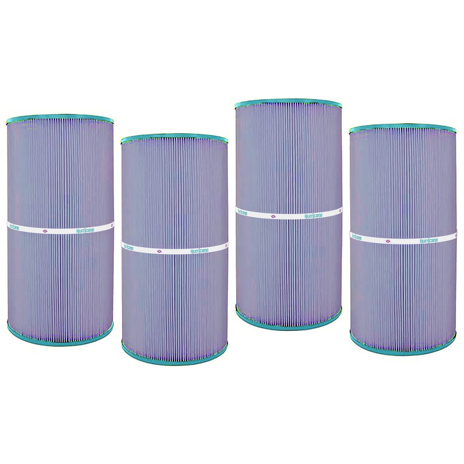 Hurricane Filters HF7469-04P Purple Spa Cartridge Replacement, 4 Pack (Open Box) - VMInnovations
